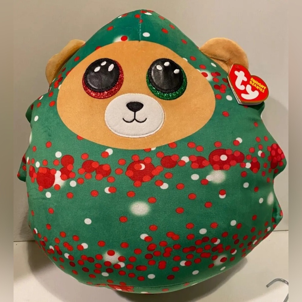 Large 14” Squishy Christmas Tree TY Beanie